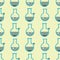 Chemical laboratory flask glassware tube scientific equipment chemistry seamless pattern vector illustration.