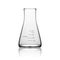 Chemical Laboratory Glassware Or Beaker. Glass Equipment Empty Clear Test Tube