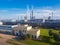 Chemical plant. These are workshops for the production of: ammonia, methanol, mineral fertilizers, urea, ammonium sulfate, liquid