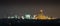 Chemical plants light in the night