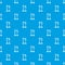 Chemical process pattern vector seamless blue