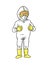 Chemical protective clothing, clothing to protect against the covid-19 pandemic