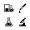 Chemical. Simple Related Vector Icons