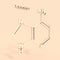 Chemical structural formula of adenine - DNA and RNA nitrogen base