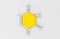 Chemical structural formula of thymine - DNA and RNA nitrogen base. 3D render