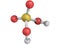 Chemical structure of sulfuric acid