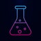 Chemical test tube nolan icon. Simple thin line, outline  of web icons for ui and ux, website or mobile application