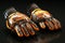 Chemicalresistant gloves designed to safeguard han