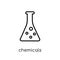 Chemicals icon from Industry collection.