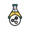 chemicals and solvents tool work color icon vector illustration