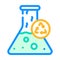 chemicals waste color icon vector illustration
