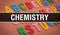 Chemistry with Back to school Education concept background. Abstract Education background with Colorful pencil crayons and