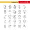Chemistry Black Line Icon - 25 Business Outline Icon Set