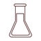 Chemistry flask glass