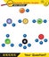 Chemistry - Functional groups commonly found in organic chemistry, Structural formula, organic chemical, Concept for basic chemist