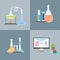 Chemistry infographics banners