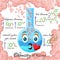 Chemistry of kissing cartoon style infographics with hormones that are released during kissing.