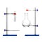 Chemistry Lab Flask And Tubes Grip Stand Holder