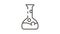 Chemistry lab icon animation