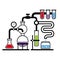 Chemistry Laboratory Infographic Set 3