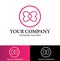 Chemistry Love Logo Design Template. Flat Style Design. Vector Illustration