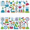 Chemistry Pharmacology Natural sciences Vector doodle set