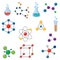 Chemistry Theme Vector Icons and Illustration