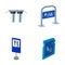 Chemistry, transportation and other web icon in cartoon style.technology, maintenance icons in set collection.