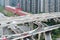 Chengdu - flyover aerial view in daylight