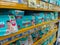 Chennai, India - February 10th 2022: Baby Care Pamper and Diapers Products buy one get one offer on Walmart Shop. Baby Pamper and