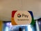 Chennai, India - January 10th â€Ž2021: Sign of Google Pay. G Pay accepted here signboard banner hanging on shop. Online payment