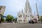 Chennai, India - July 14, 2023: San Thome Church, also known as St. Thomas Cathedral Basilica