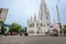 Chennai, India - July 14, 2023: San Thome Church, also known as St. Thomas Cathedral Basilica