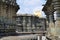 Chennakeshava temple complex, Belur, Karnataka. General view from the South West. From left, Veeranarayana temple, Chennakeshava t