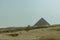 Cheops, Kefren, Micerino pyramids of Giza. Egypt