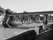 Chepstow Railway Bridge, black and white