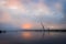 Chepu, Chiloe Island, Chile - Kayaking at Dawn on the Misty Foggy Tidal River Chepu