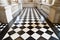 Chequer floor