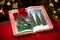 Cherished Memories Captivating Christmas Themed Photo Albums for Treasured Moments.AI Generated