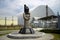 Chernobyl, Ukraine. A monument to the heroes of professionals, those who protected