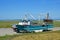 Cherrueix; France - july 28 2019 : oyster farming