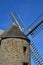 Cherrueix; France - july 28 2019 : windmill