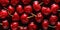 Cherry banner. Cherries background. Close-up food photography