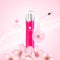 Cherry Blossom cream serum product vector illustration.