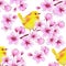 Cherry blossom pattern