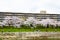 Cherry blossoms on the Bank along Takano River, Kyoto, Japan