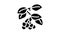 cherry branch glyph icon animation