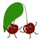 Cherry character icon