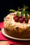 Cherry crumble cake