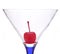 Cherry in Martini Glass